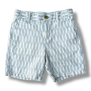 Janie & Jack | Linen Blend Ikat Shorts (5 yrs) 💙